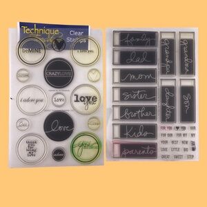 Acrylic Stamp Sets